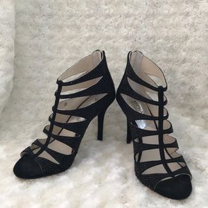 Michael Kors Black Peep Toe Stilettos